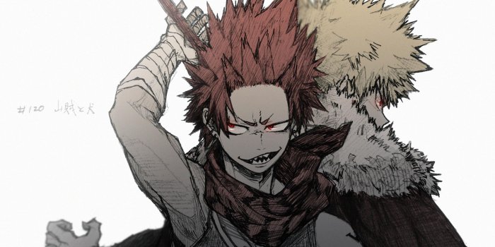 2560x1600 Katsuki Bakugo & Eijiro Kirishima - My Hero Academia HD wallpaper