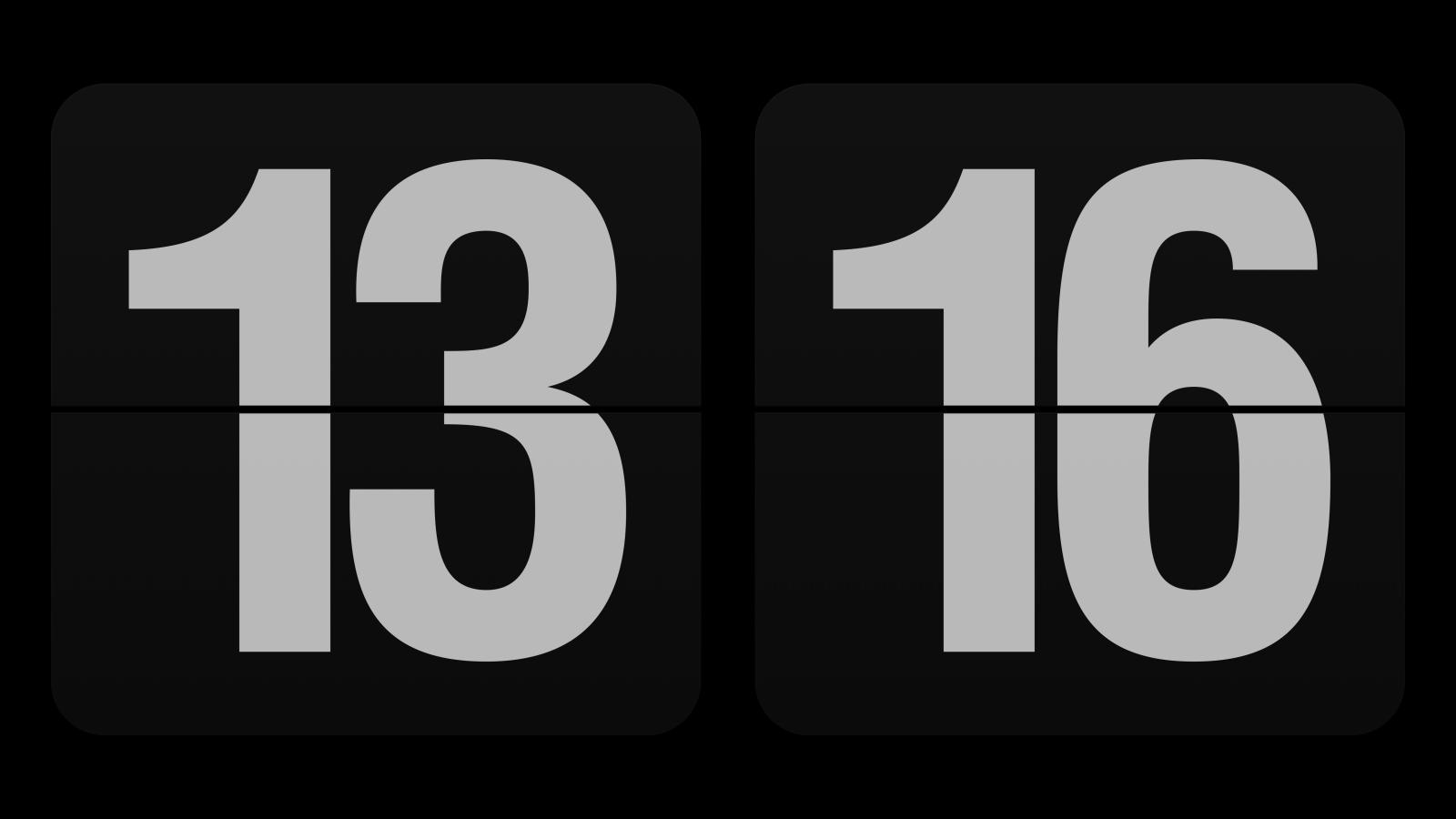 5120x2880 Minimalist clock screen savers for Mac