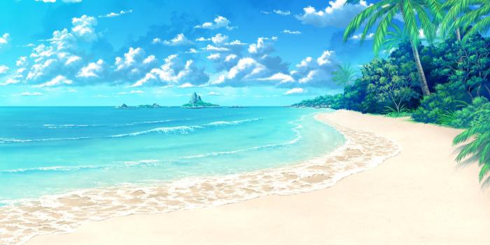 2048x1152 Anime Beach Wallpapers - Top Free Anime Beach Backgrounds