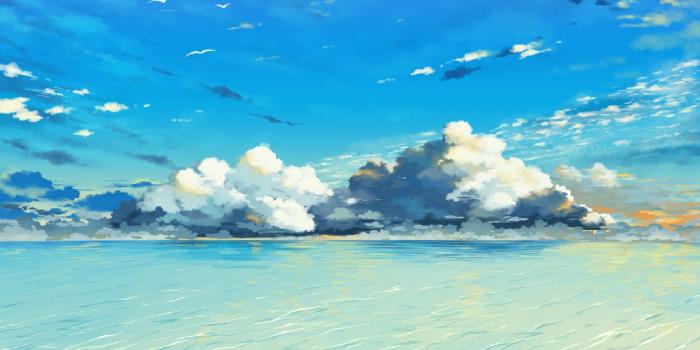 1920x1080 Sea And Clouds HD Wallpaper | 1920x1080 | ID:53644