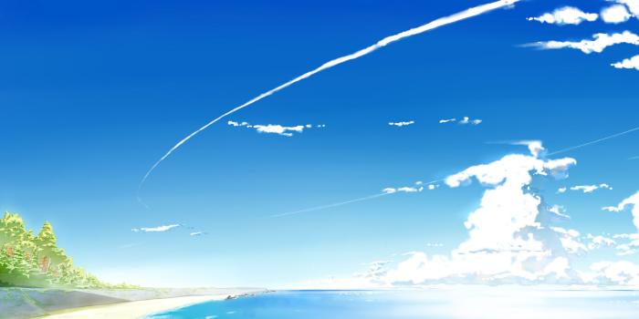 2560x1440 Anime Sea wallpaper - 1281127