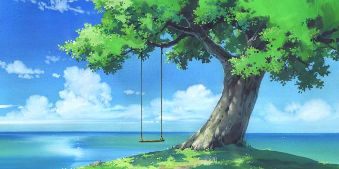 2348x1461 71+ Anime Scenery Wallpapers on WallpaperPlay