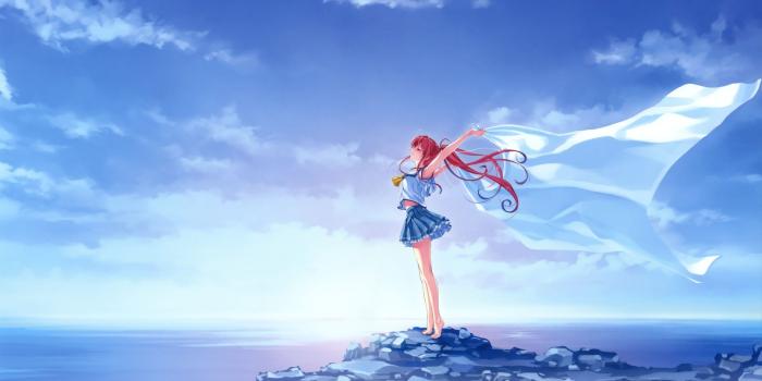 2560x1440 Sea Girl ❤ 4K HD Desktop Wallpaper for 4K Ultra HD TV • Dual