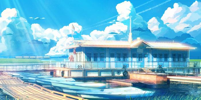 1400x788 Blue Sea Scenery Wallpaper | 1400x788 | ID:45196