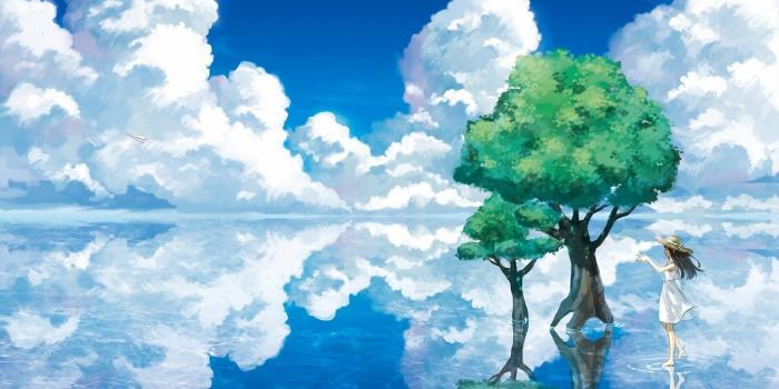 1728x1080 anime, Anime Girls, Vocaloid, Hatsune Miku, Thigh highs, Painting