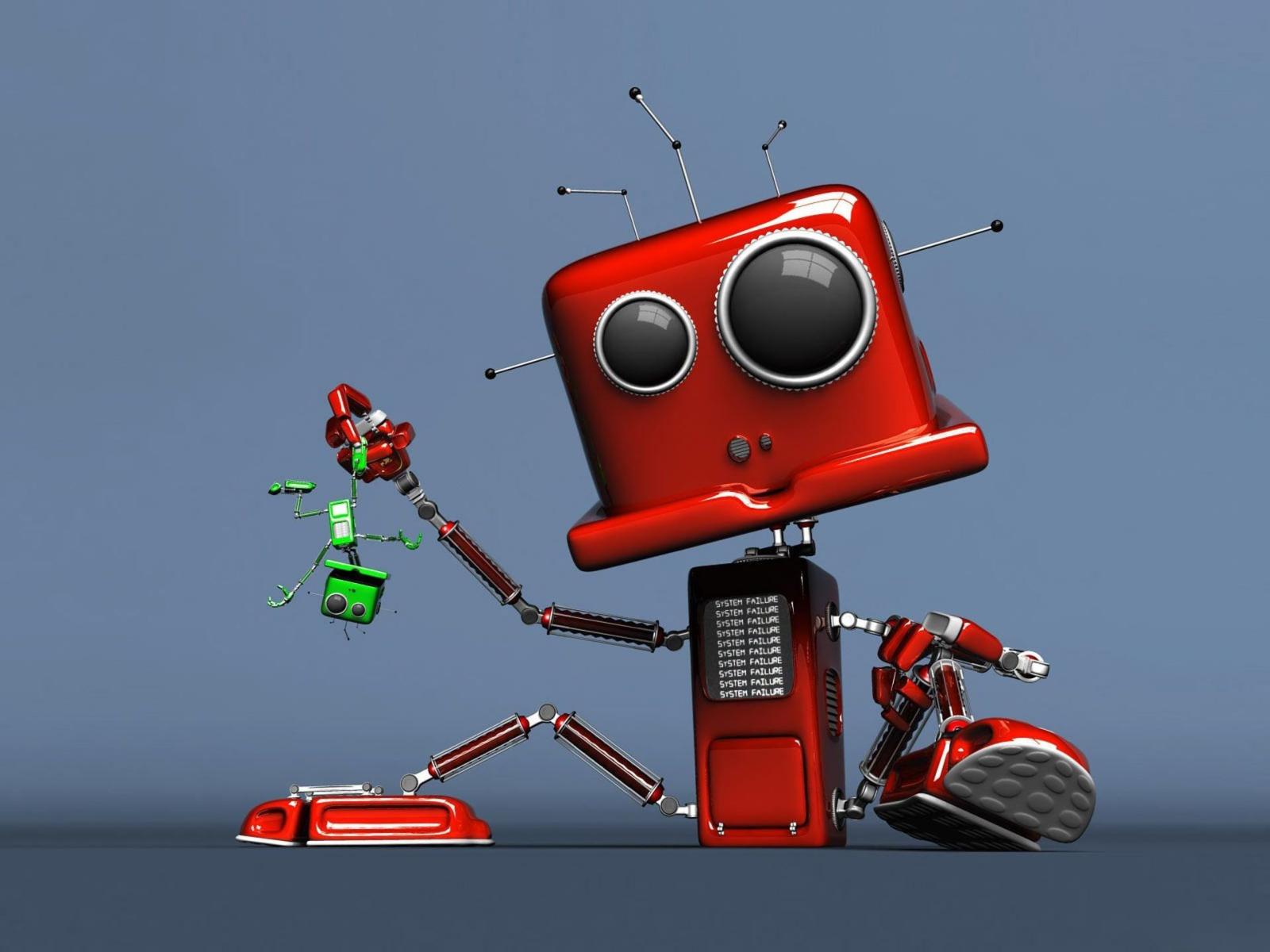 1920x1440 68+ Cute Robot Wallpapers on WallpaperPlay