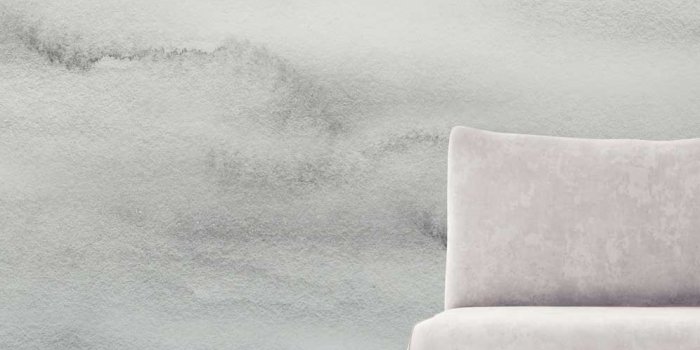 996x1296 Grey ombre cloud wallpaper mural | FEATHR™