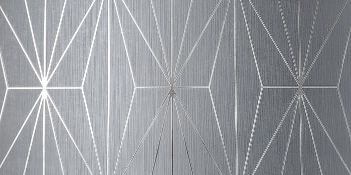 2971x2971 WM70301401 Geometric lines wallpaper Ombre Gray Silver Metallic