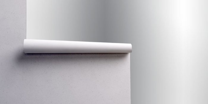 1024x1024 Ombre Grey and White Gradient wallpaper - furbuddy - Spoonflower