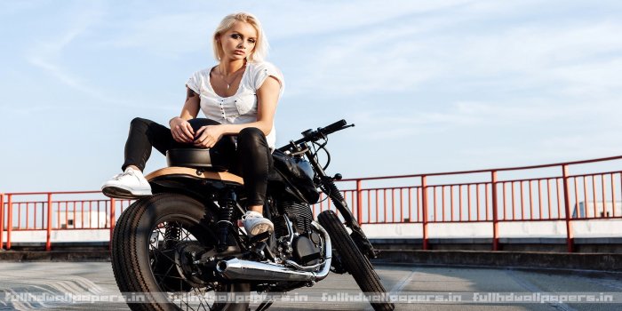 1920x1080 79+ Motorcycle Girl Wallpapers on WallpaperPlay