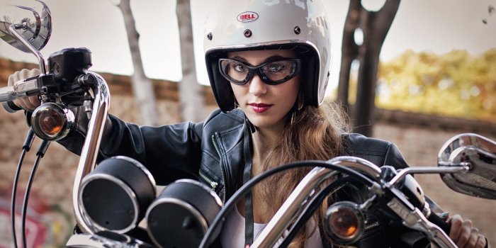 1920x1200 Pretty Motorcycle Girl HD wallpaper