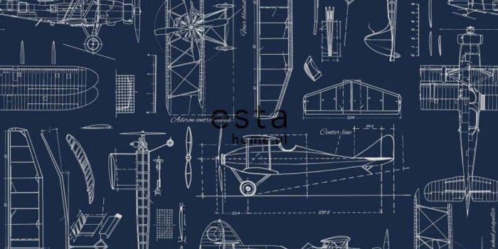 1000x1000 56-128810 College Esta Home wallpaper non-woven planes dark-blue