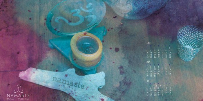 3840x2160 Namaste Spring Desktop Wallpaper Calendar - Namaste