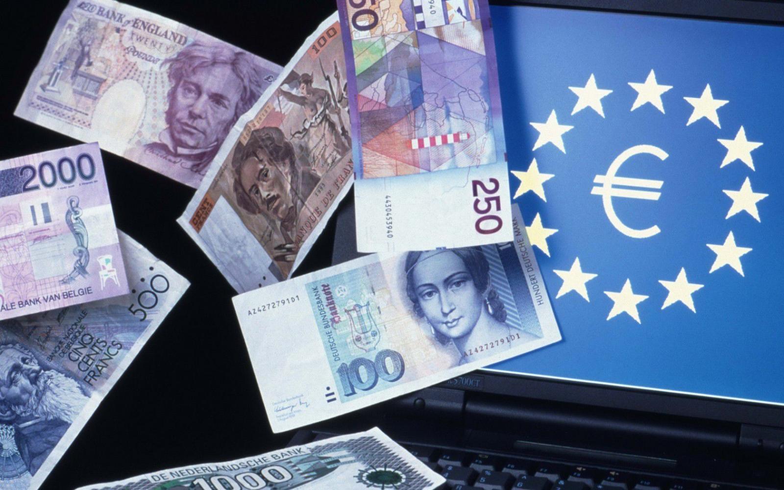 1680x1050 Euro Money Laptop Black Background Hd