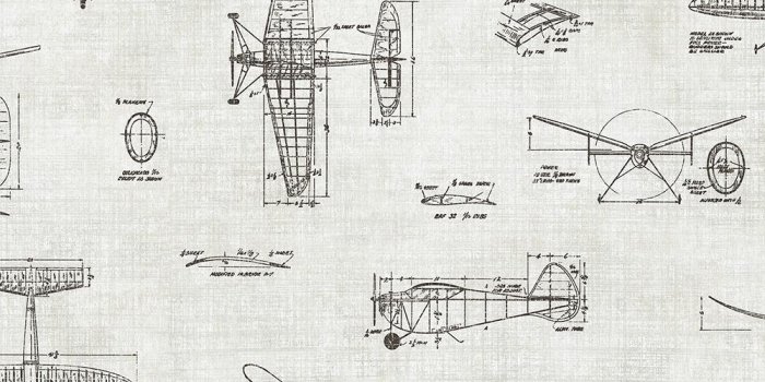 1000x1000 Douglas Black Vintage Planes Wallpaper