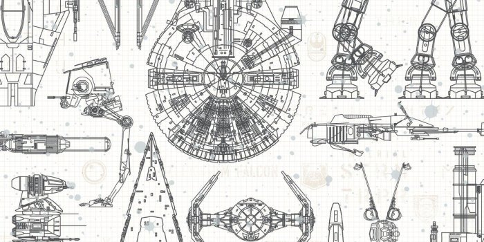 1200x1200 RoomMates Star Wars Blueprint Peel and Stick Wallpaper