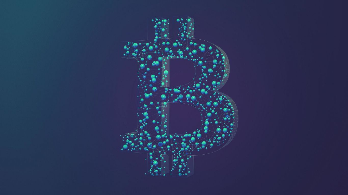 1366x768 Download 1366x768 Wallpaper Bitcoin, Money, Minimal, Tablet, Laptop