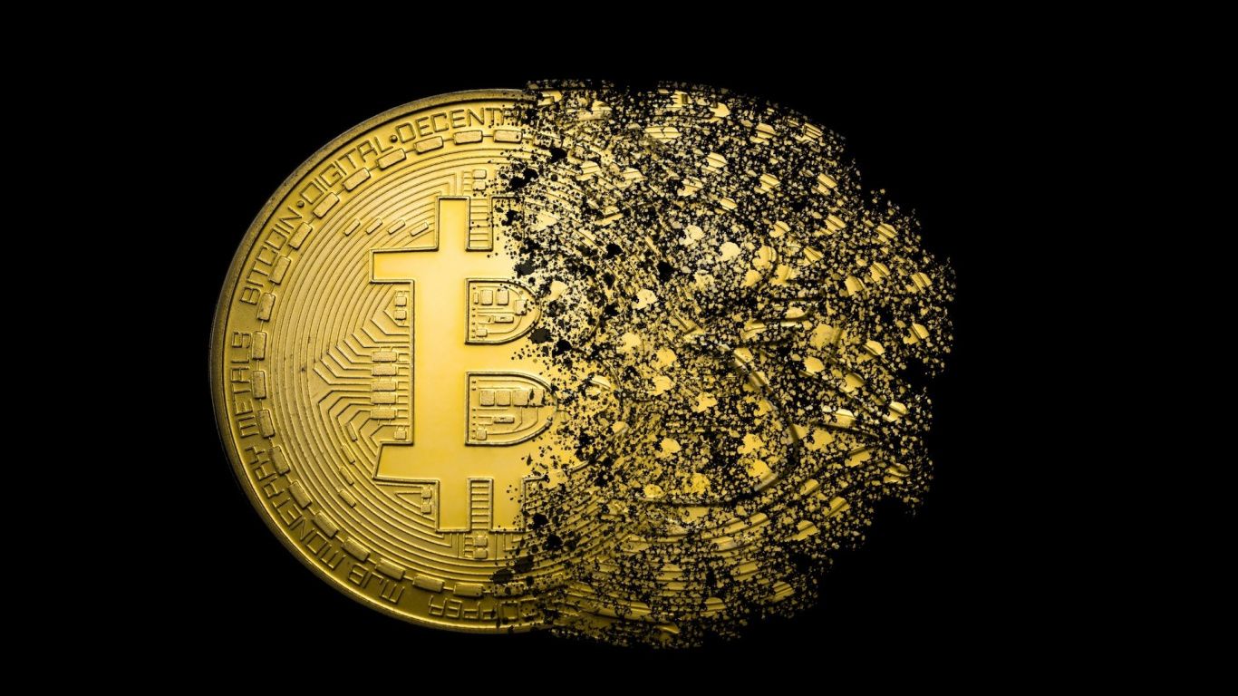 1366x768 Download 1366x768 Wallpaper Bitcoin, Currency, Money, Digital Art