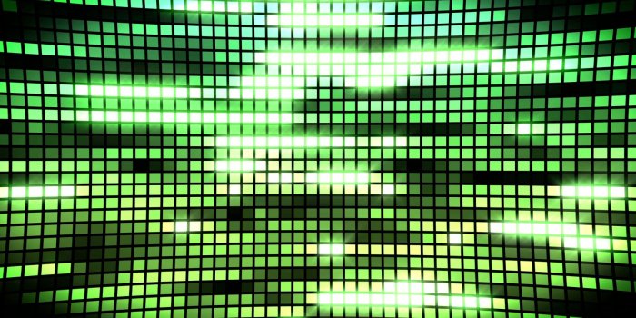 1920x1080 Minimal Colorful LED Screen - Looped Animation for Background Video