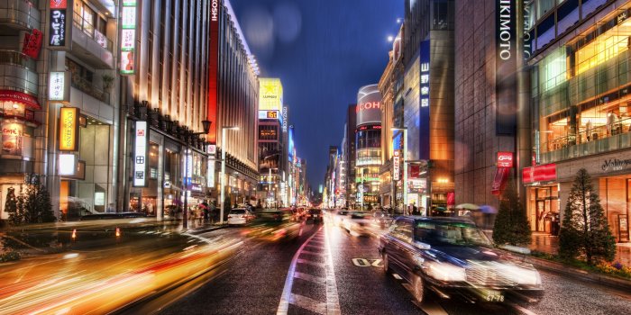 3554x1999 Tokyo Street At Night, HDR ❤ 4K HD Desktop Wallpaper for 4K Ultra