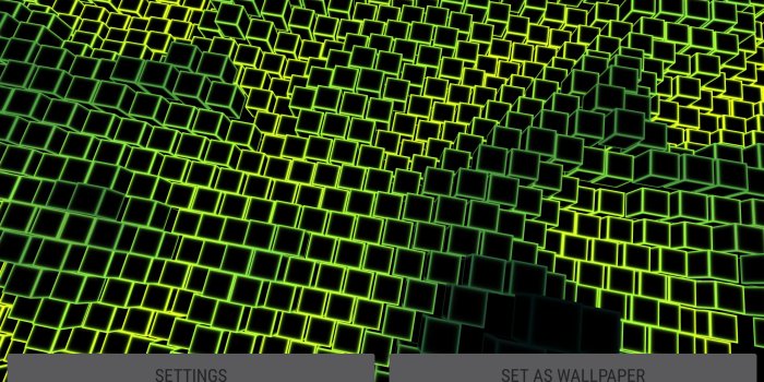 2560x1440 Neon LED Cubes Particles 3D Live Wallpaper for Android - APK Download