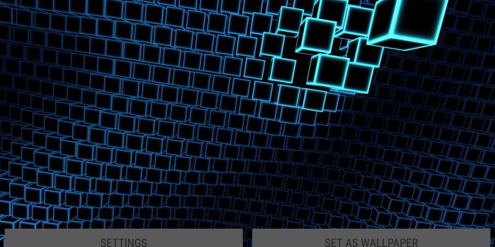 2560x1440 Neon LED Cubes Particles 3D Live Wallpaper for Android - APK Download