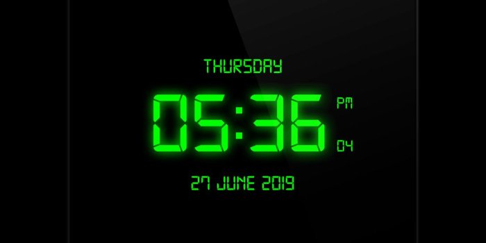 1240x1920 LED Digital Clock Live Wallpaper for Android - APK Download