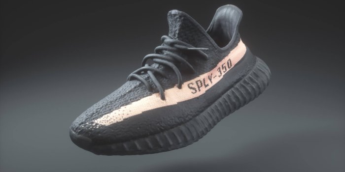 1920x1079 Adidas Yeezy Boost 350 V2 Sneaker 3D Model