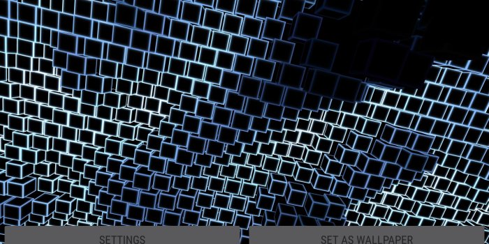 2560x1440 Neon LED Cubes Particles 3D Live Wallpaper for Android - APK Download