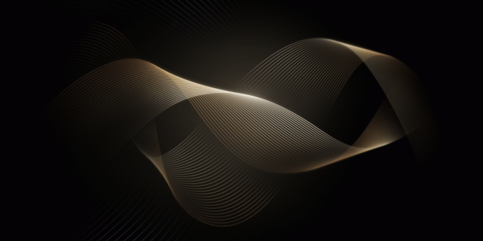 1280x720 Wallpaper Waves, Golden, Dark, Black, HD, Abstract, #13883