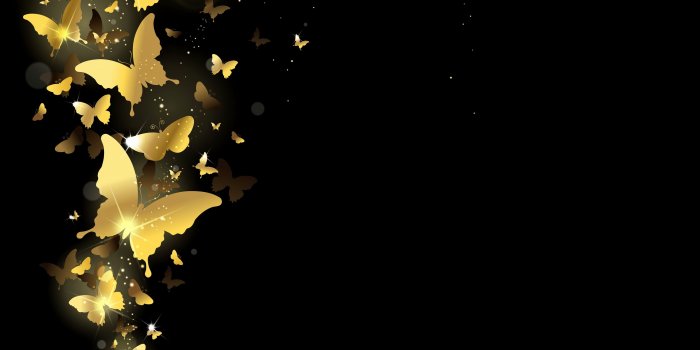4500x3170 Gold-color Butterfly Wallpaper, Background, Golden, - Gold Butterfly