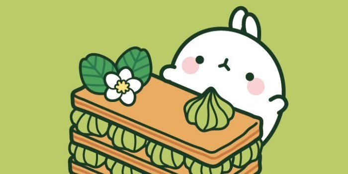 721x1281 Molang green dessert wallpaper | Wallpaper: Kawaii | Cute cartoon