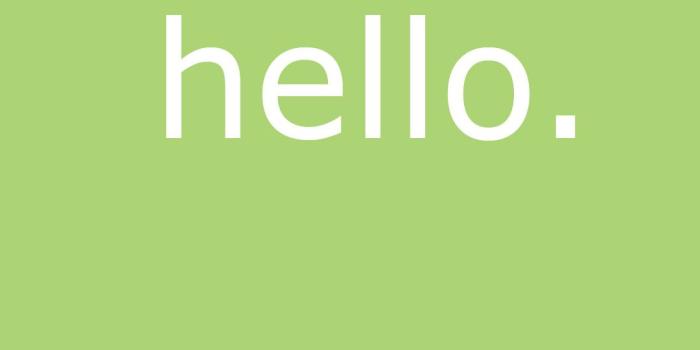 1080x1920 Cute Simple Hello Message Android Wallpaper free download