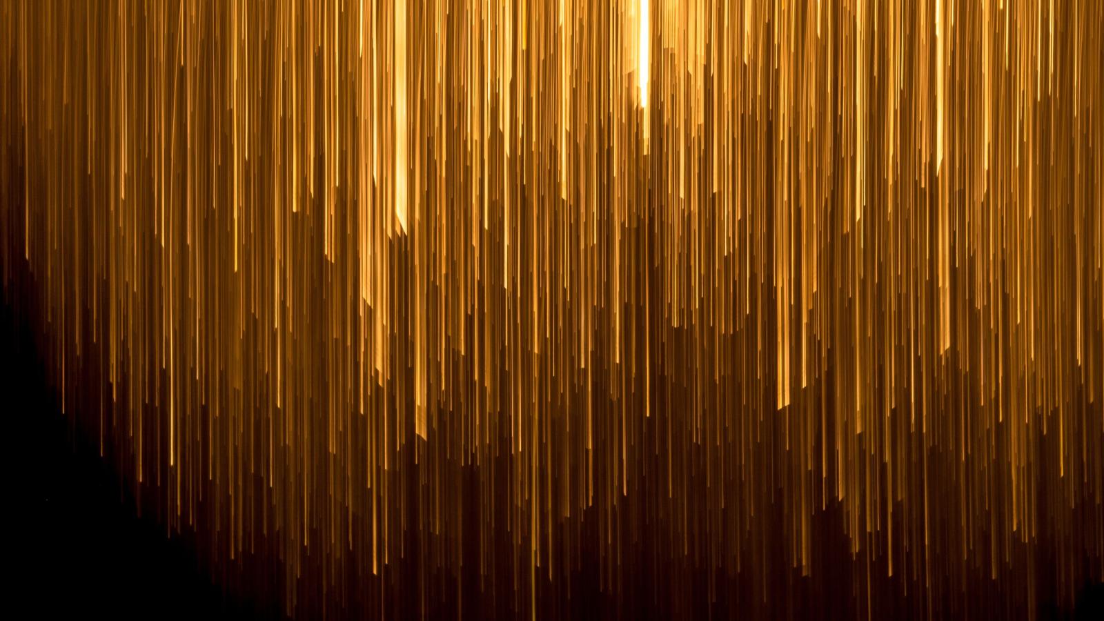 3840x2160 Golden Lines in Black Background Abstract 4K Wallpaper | HD Wallpapers