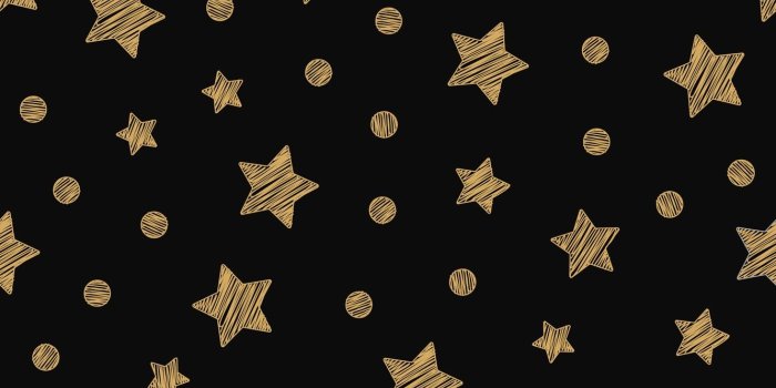 1332x850 Wallpaper stars, gold, golden, black background, black, background