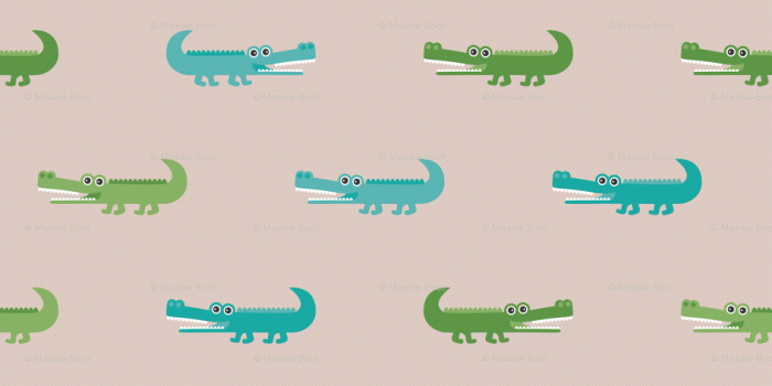 945x945 Cute crocodile jungle animal alligator kids animals illustration