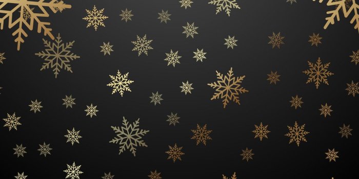 1332x850 Wallpaper winter, snowflakes, gold, New Year, Christmas, golden