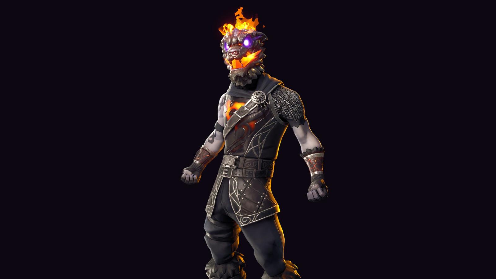 3840x2160 Fortnite Molten Battle Hound Outfit Skin 4K Wallpaper #155