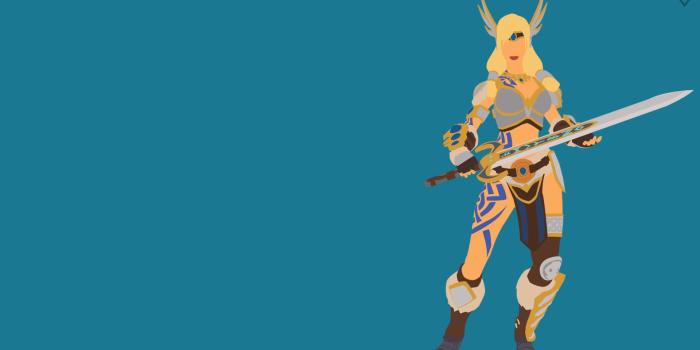 1920x1080 ArtStation - Smite | Freya Minimalist Wallpaper, Jay R