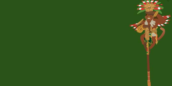 1920x1080 ArtStation - Smite | Hun Batz Minimalist Wallpaper, Jay R