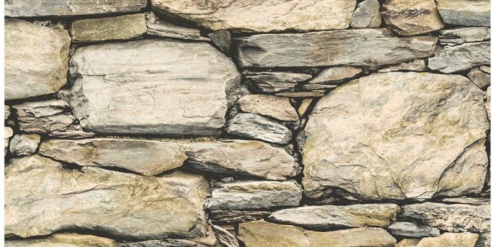 1000x1000 Grey Stone Wall Historic Wallpaper Sample