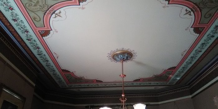 2592x1944 Historic Wallpaper in 1883 Byers-Evans House in Denver