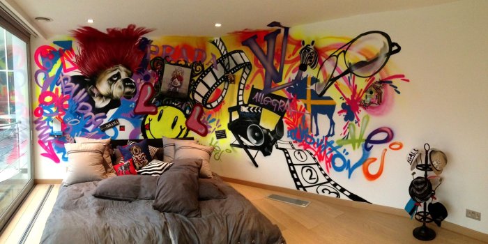 2048x1153 Graffiti Bedroom Art By The Graffiti Kings Awesome Graffiti Bedroom