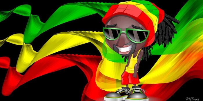 1920x1080 Rasta Lion Wallpapers image information