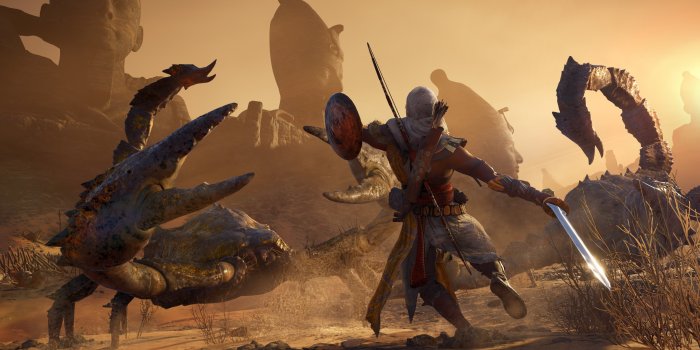 3840x2160 2707363 3840x2160 assassins creed origins 4k full desktop wallpaper