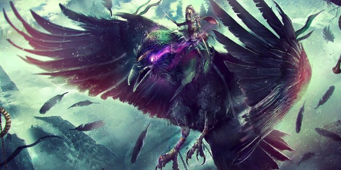 1332x850 Wallpaper World of Warcraft, blizzard, warcraft, wow, raven, art