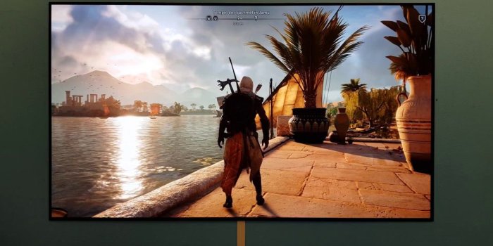 1280x720 Assassins Creed Origins XBOX One X in 4K HDR on a LG 65