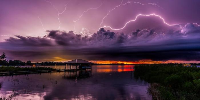 1920x1200 Purple stormy clouds wallpaper - Nature wallpapers - #47452