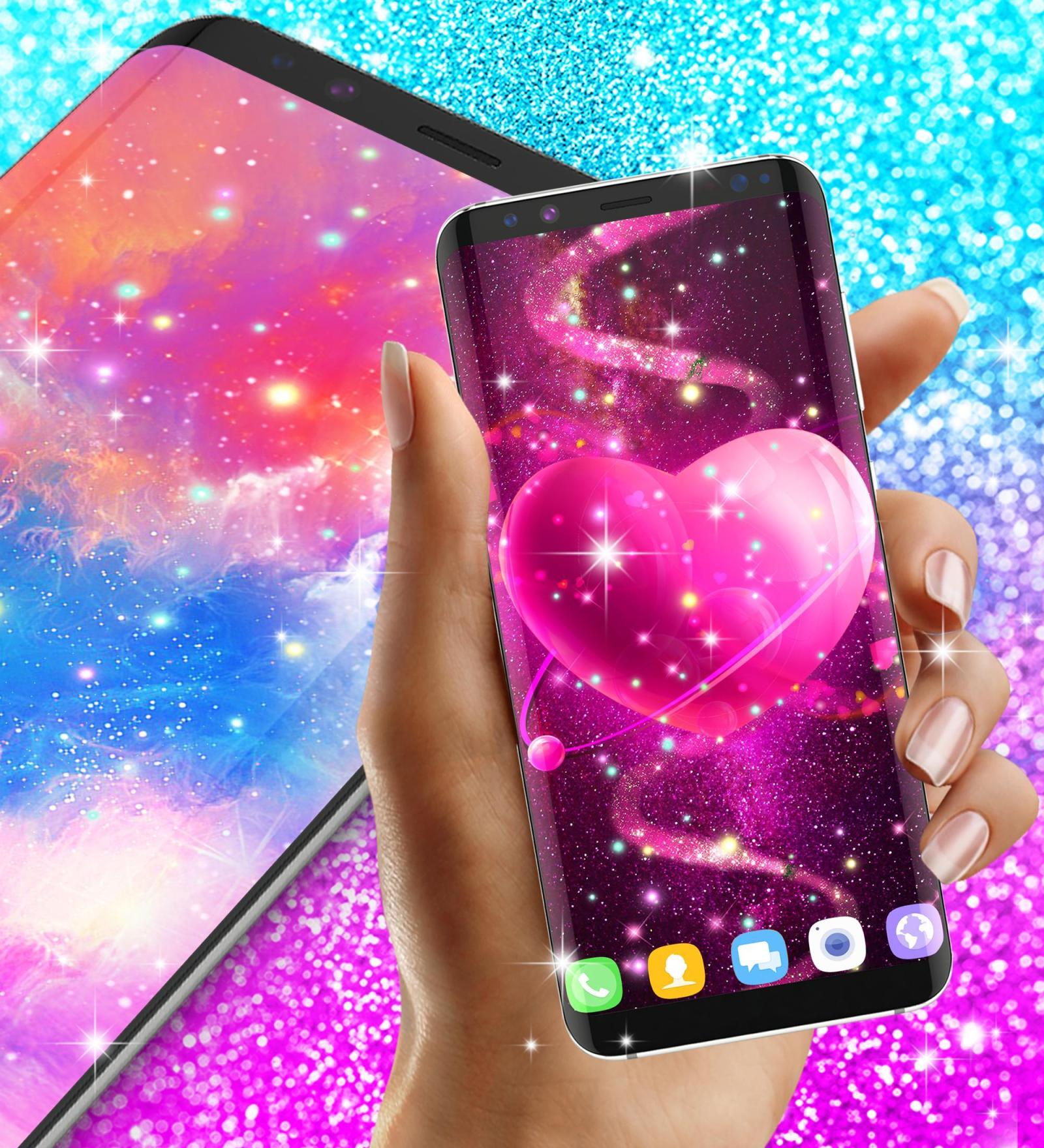 2000x2200 Glitter galaxy live wallpaper for Android - APK Download
