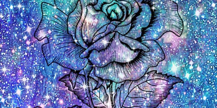 1152x2048 Ice Flower Galaxy Wallpaper #androidwallpaper #iphonewallpaper